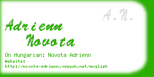 adrienn novota business card